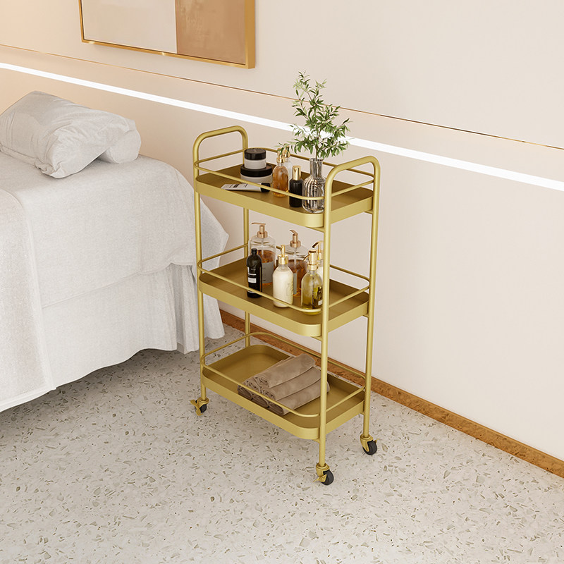 Nordic beauty salon trolley beauty salon nail salon high-end equipment rack mobile tool cart