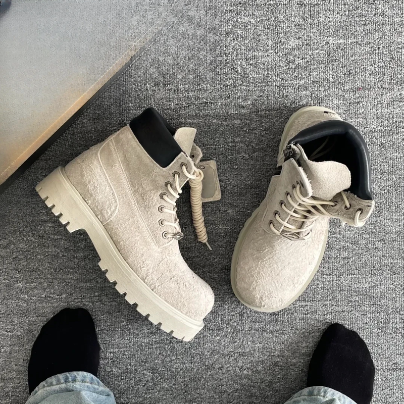 Men's Boots, Martin Boots, Men's Large-Toe Outdoor High-Top Desert Boots, Trendy Style, Height-Increasing Thick-Soled Work Boots, Hiking Shoes, Motorcycle Boots Men's Boots, Martin Boots, Men's Large-Toe Outdoor High-Top Desert Boots, Trendy Style, Height-Increasing Thick-Soled Work Boots, Hiking Shoes, Motorcycle Boots