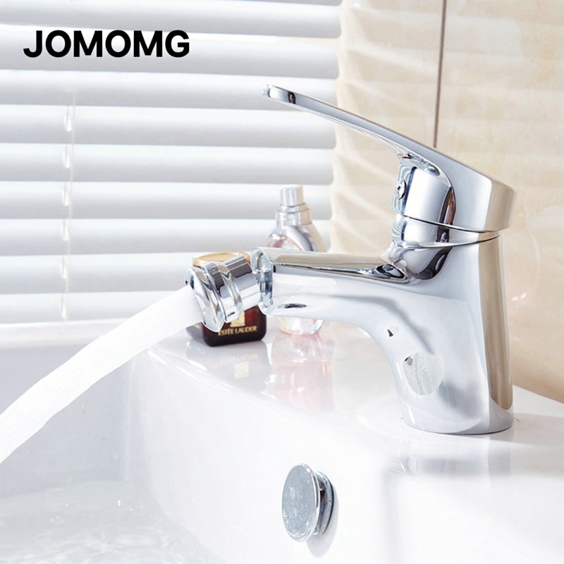 Hot and Cold Basin Faucet, Bidet, All-Copper Washbasin, Handwashing, Bathroom Cabinet, Single-Hole Swivel Head