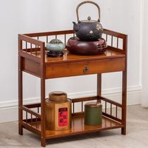 Tea table side cabinet Shelve Solid Wood Tea set Living room Tea room Multi-layer tea cup Tea intake Show lockers