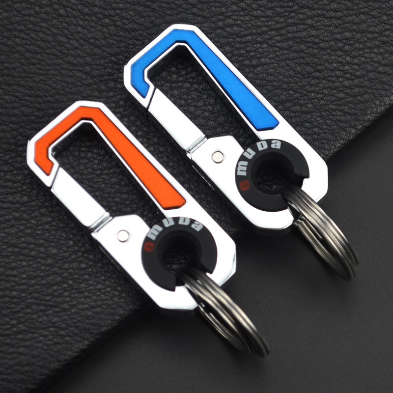 Key chains men and women waist hanging metal personality high-grade car pendant exquisite car key ring key