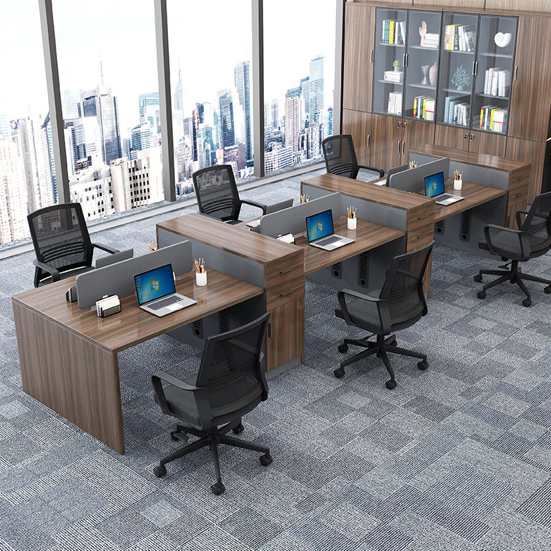 Cassette Desk Staff Screen Station Staff Screen Station Brief Modern Desk Chair Combined Staff Partition II 46 People Place