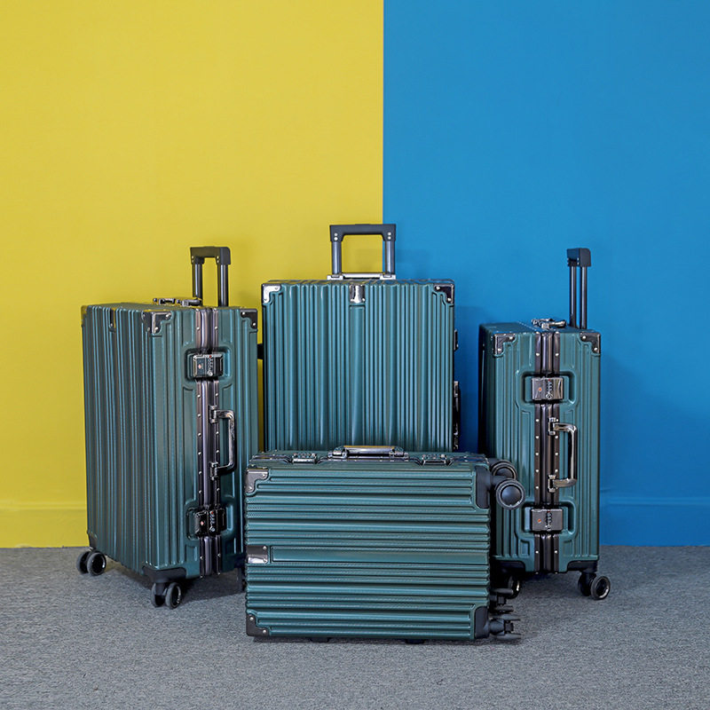 Aoshi Weilong 2 new LOGO custom alloy trolley case clothes storage luggage boarding suitcase