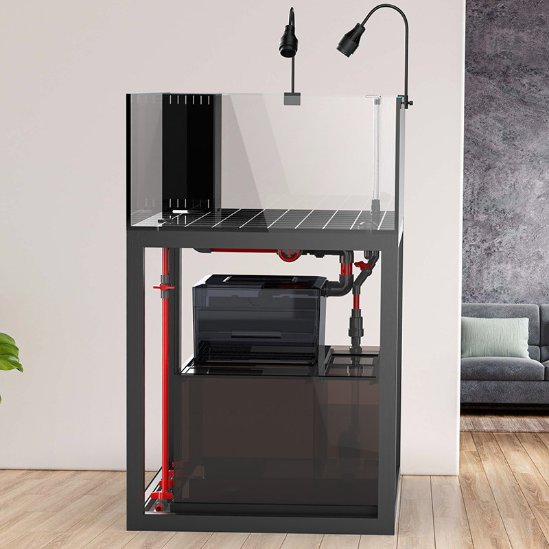 Fish tank aquarium creative living room large and medium size bottom filter goldfish turtle Luohan grass tank custom Lanshou ecological family