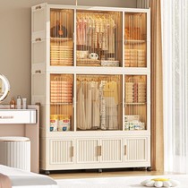 Japanese imported wardrobe multi-grid multi-layer home bedroom storage cabinet clothes storage cabinet snack storage cabinet simple