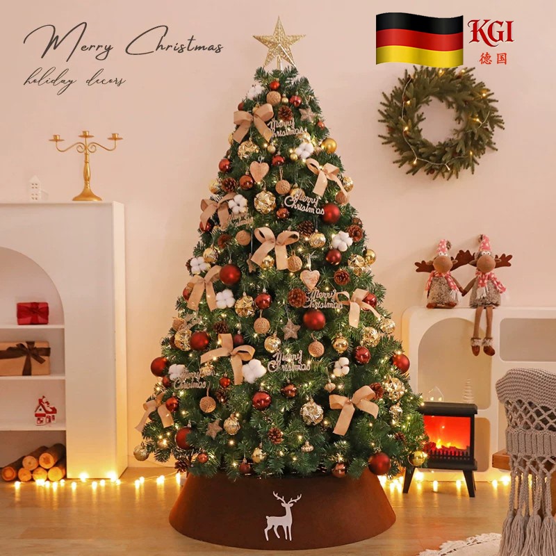 German Kgl Christmas Tree New Model for Living Room Home Decoration ins Simulated Light-Emitting Handmade DIY Christmas Decoration