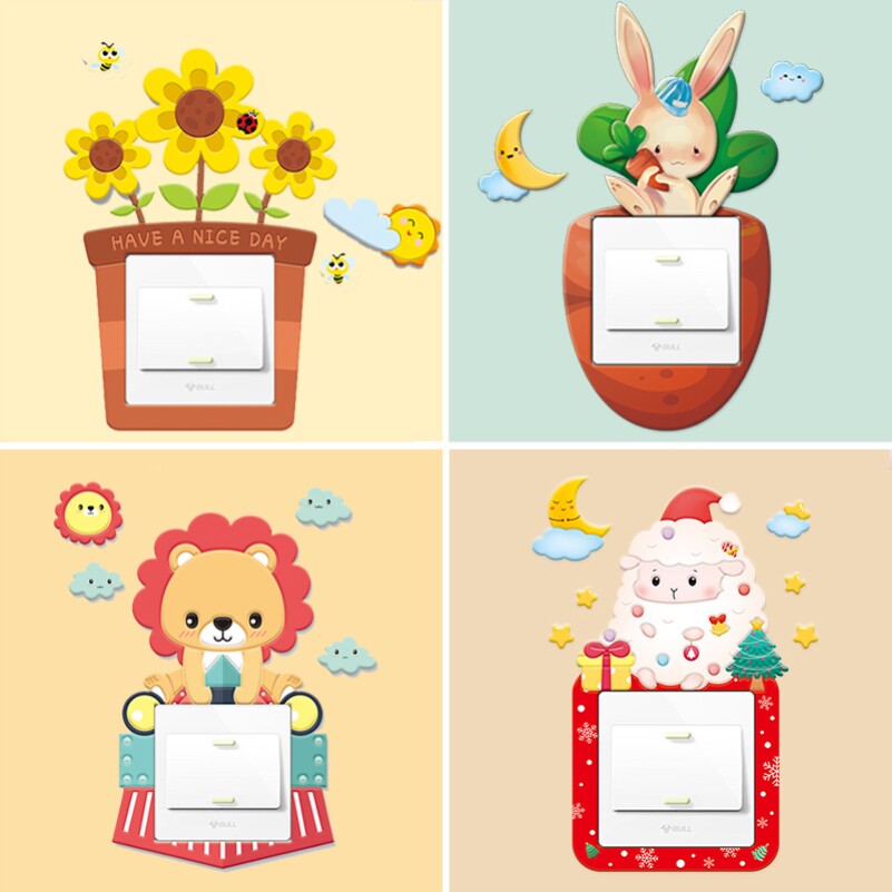 2021 socket protective sheath Creative rims cover minimalist Nordic Wind 3d Solid anti-dirty Ugly Decorator