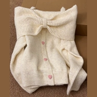 Абрикосовый зимний демисезонный свитер, изысканный стиль