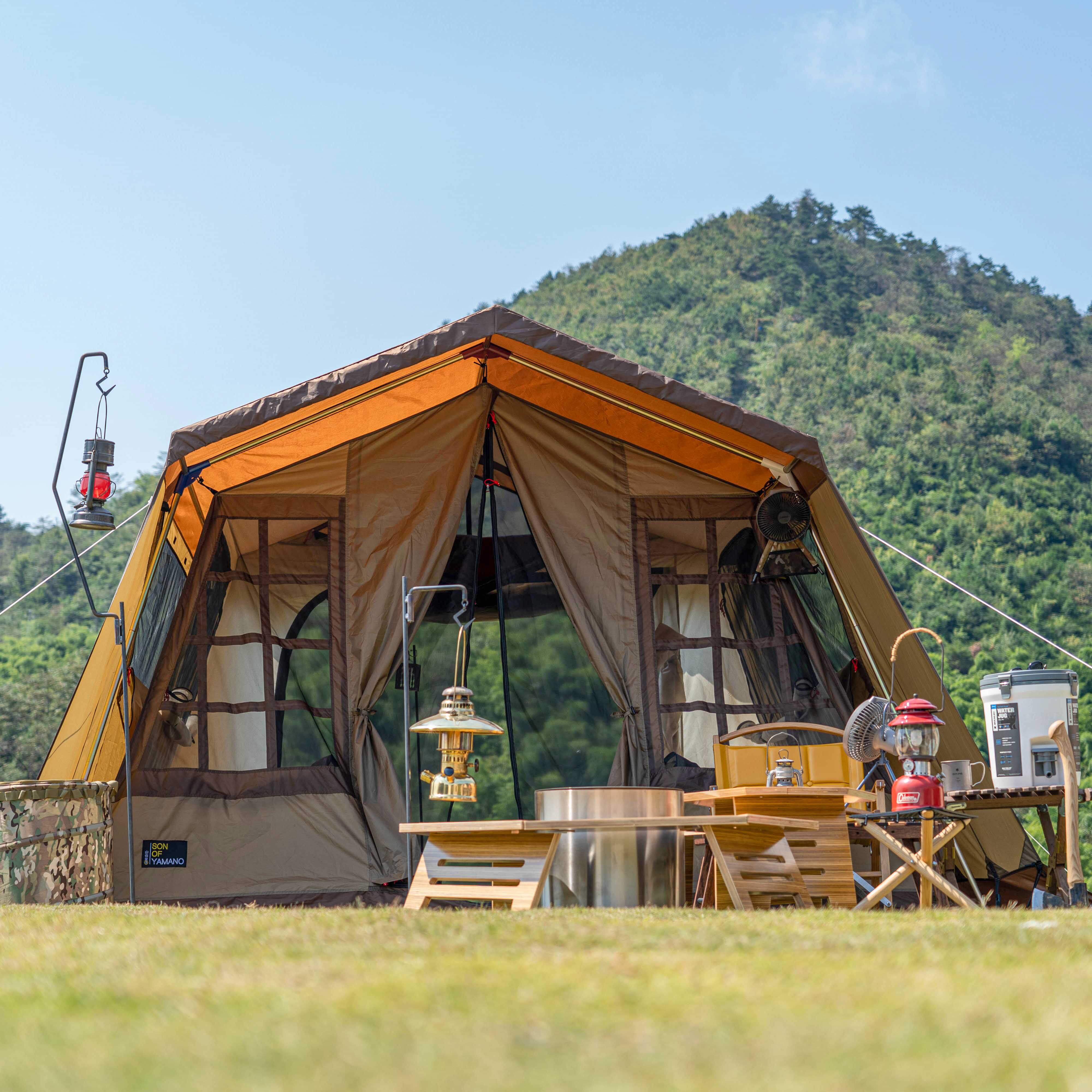 Shanyou Zhizi Autumn Tent Outdoor Luxury Camping Rain-proof Sun-proof Wind-proof Tent Non-ogawa Ogawa 52r