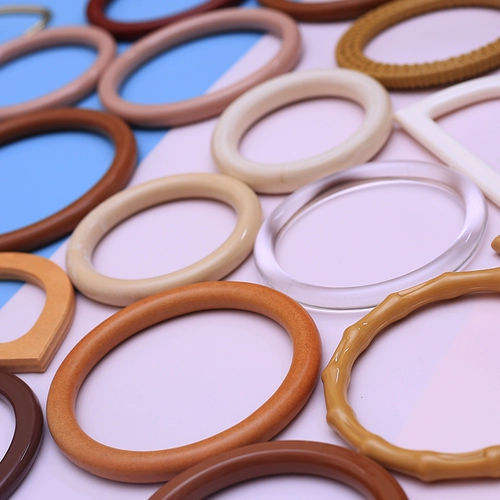 Портативная сумка, барсетка, плетеный крючок для вязания ручной работы, деревянные аксессуары