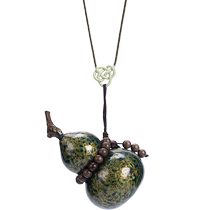 donguan Dongguan lacquered natural gourd ornaments pendant hand-woven high-end gifts and flowers clusters