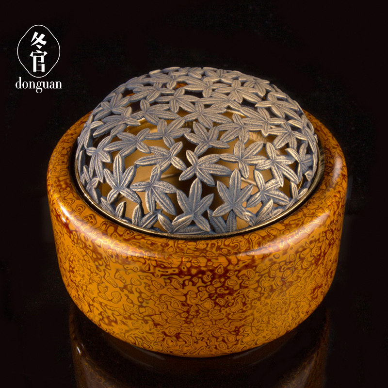 donguan winter official large lacquer small incense stove home room dedicated to incense pure copper liner creative pendulum retro