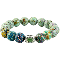 dongguan dongguan lacquer bead bracelet mother-of-pearl lacquer ware for men and women couples Tibetan retro ethnic new style Canghaidan