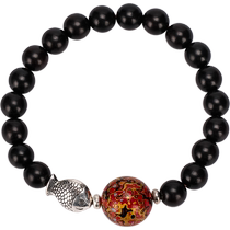 donguan winter official lacquerware handstring retro light lavish ethnic wind paired with sandalwood accessories Elegant Carp Leap