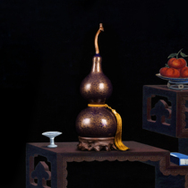 donguan winter official non-lacquered ware Lacquer Handicraft Large Lacquered Gourd Pendulum with a Living Room for a Courtesy Retro Pure Purple