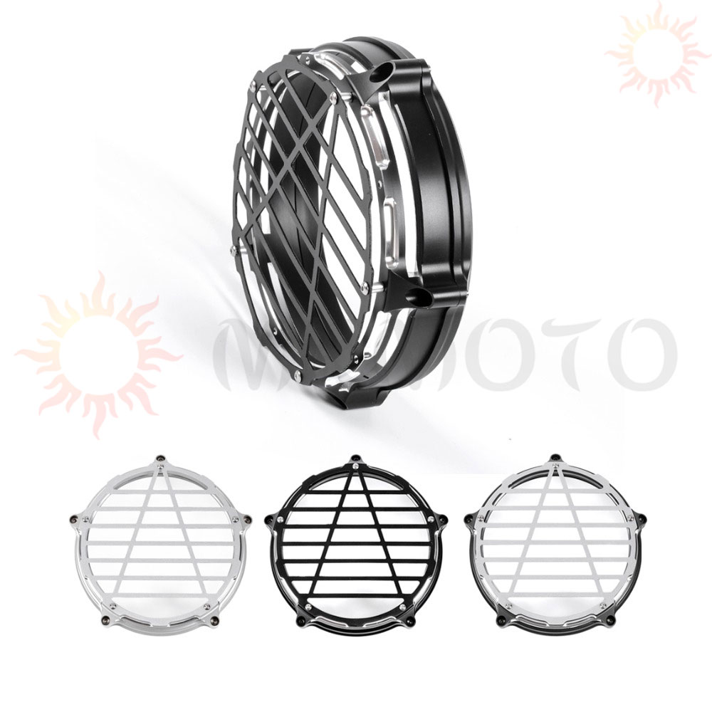 R NINE T take iron applicable BMW motorcycle headlight ring with net retro headlight protective hood headlight frame-Taobao