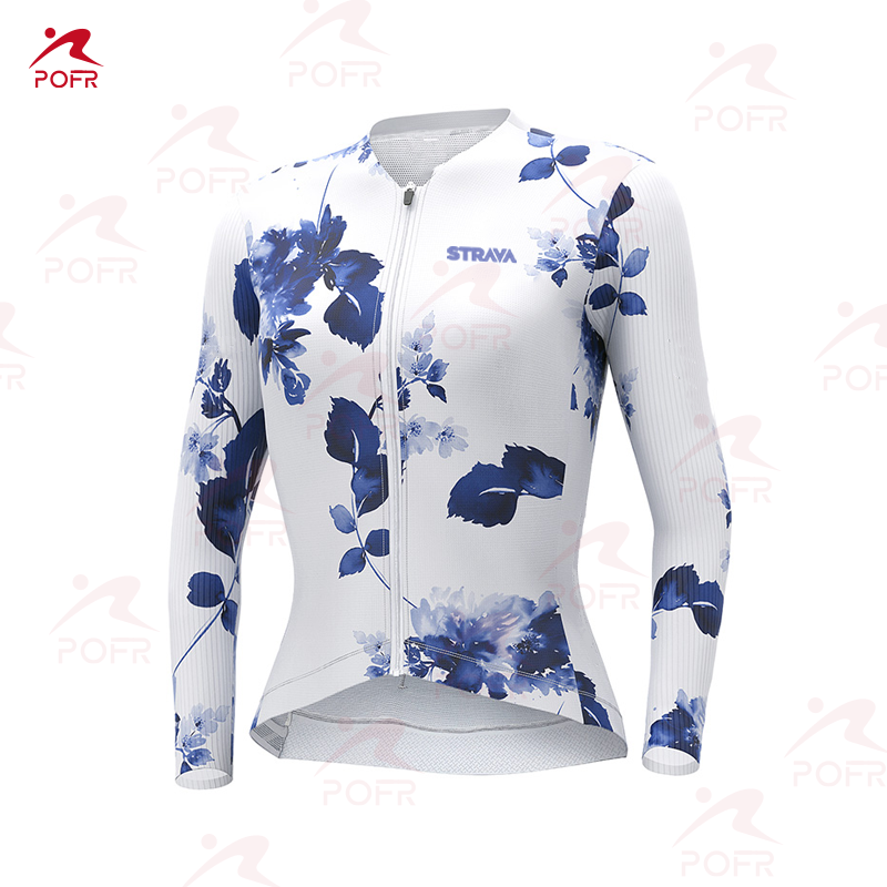 Woman Strava Long Sleeve Breathable bike riding jacket Long sleeves Summer imitation sunburn Exhaust Sweat blouses