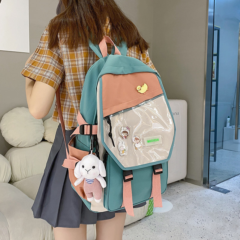 Champion School School Middle School Students Junior High School Students Three To Sixth-grade Female College Students Double Shoulder Bag Summer