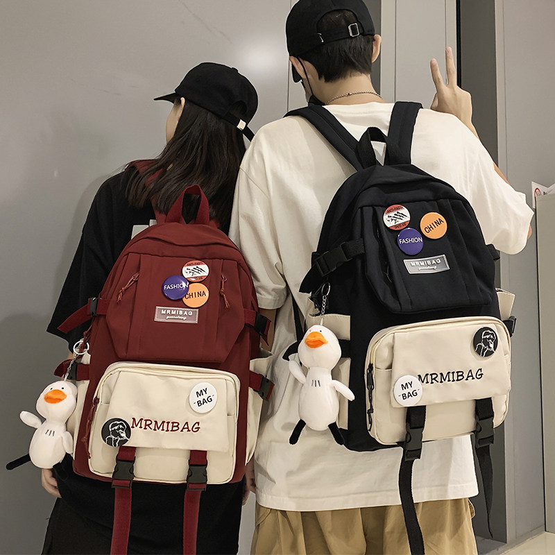 Champion 2022 new schoolbag male college student high school student high-capacity junior high school student shoulder bag tide cool backpack female