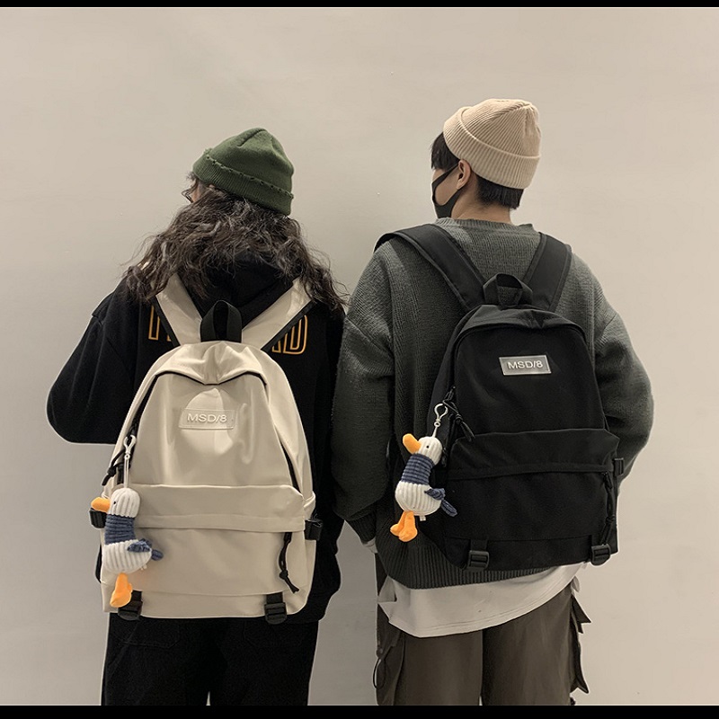 Tide-card champion Bag Boys College Students Junior High School Students Junior High School Students Double Shoulder Bag 2022 New Large Capacity