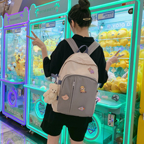 Schoolbag female Korean version of Senior high school junior high school students small fresh campus forest backpack backpack simple Joker female