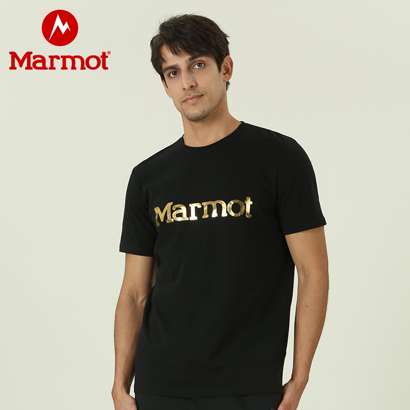 (Upgraded) Marmot marmot T-shirt summer men's and women's cotton feeling stretch breathable short sleeve t-shirt 42762