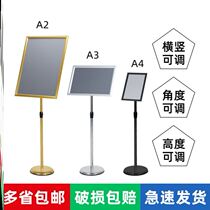 Signage billboard guide sign hotel guide sign display stand shopping mall a4 stand a3 stand water sign stainless steel