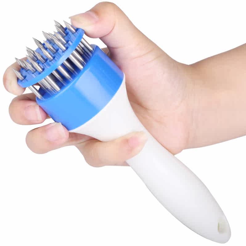 Insert meat fork pork needle tender meat hammer steak hammer large row stall household multi-purpose steel nail meat fork knock meat hammer chicken chop