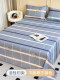 100% Pure Cotton Bed Sheet Single Piece Summer All-Cotton Student Dormitory Single Children's Double Bed Sheet Pillowcase Three-Piece Set 1.8