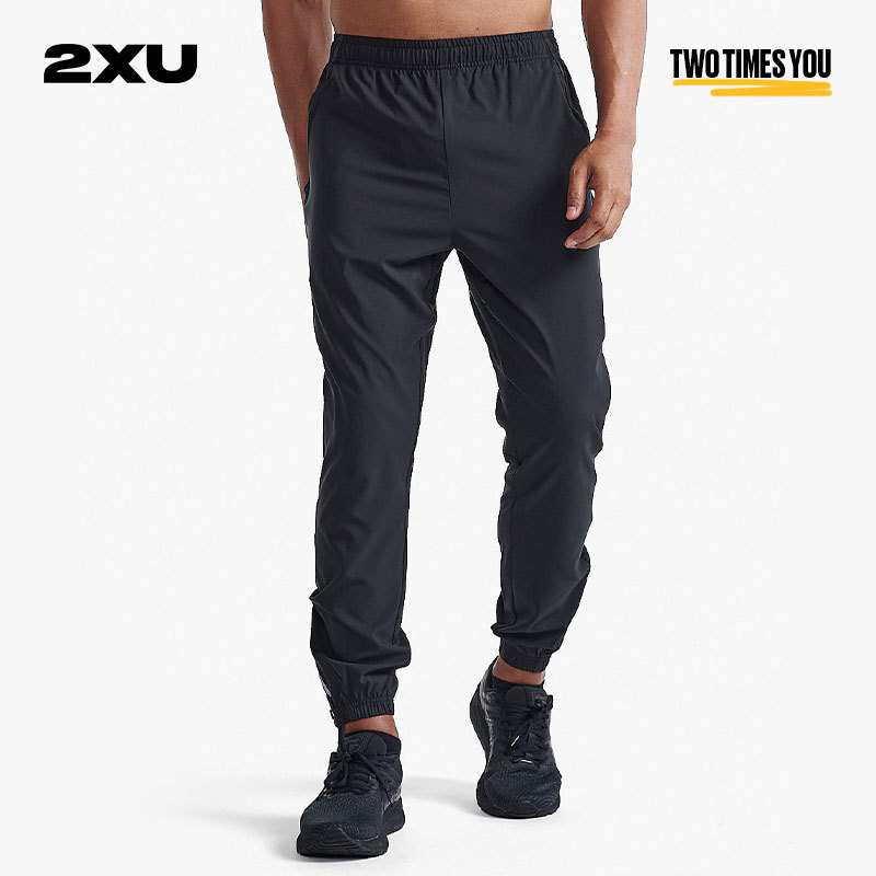 2Xu Aero Series Men's Woven Jogging Pants, Loose-Fitting Jogger Pants, Breathable Quick-Dry Pants, Comfortable Outdoor Wear