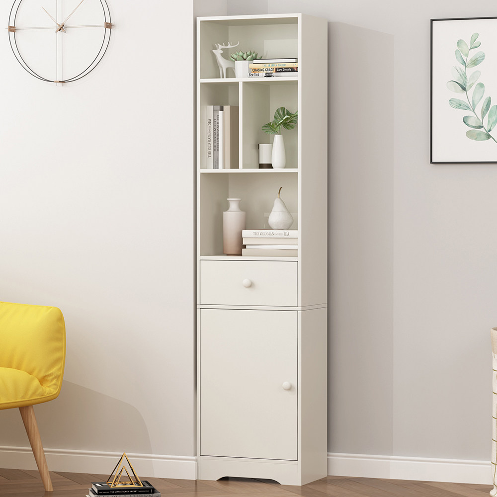 Net Red Bookshelf Simple Modern Student Floor Shelf Bookcase Children's Combination Storage Cabinet Home Storage Cabinet