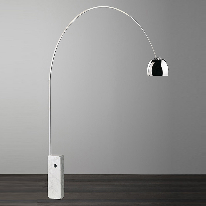Arco postmodern designer Italian living room model room parabolic creative marble fishing lamp floor lamp