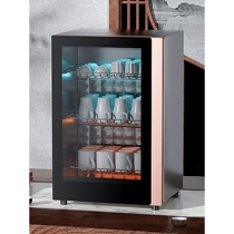 Little White Bear official flagship store desktop cup storage tea ceremony disinfection cabinet tea cup tea set special countertop small office