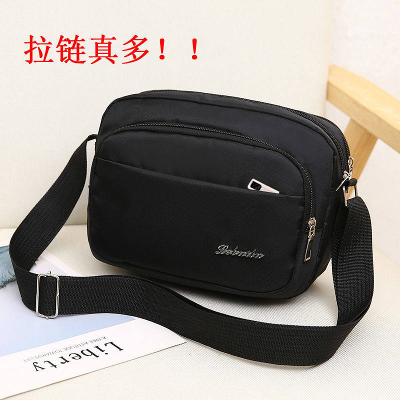 Business Package Men and women General collection Purse Canvas Charge Bag Cashier Silver Single Shoulder Skew Satchel Oxford Bupack Business Package