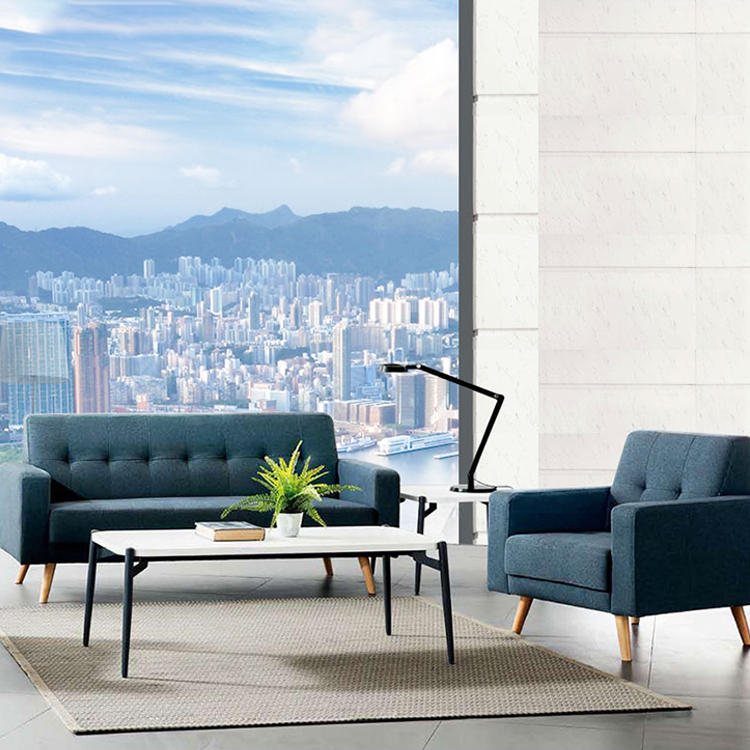 Office Sofa Simple Light Luxury Modern Leisure Furniture Business Conference Meeting Guest Reception Office Sofa Three Persons