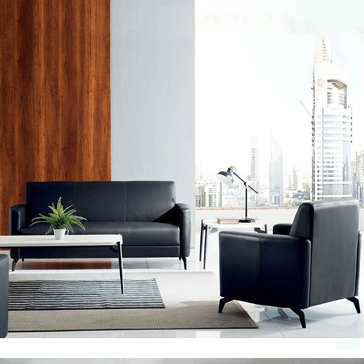 Office sofa modern minimalist fashion leisure new Chinese-style office meeting living room business reception combination three people