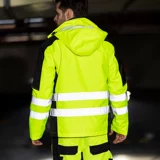 Флуоресцентное демисезонное удерживающее тепло термобелье, съемный комплект, вкладыш для работы, безопасная светоотражающая куртка