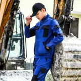 Хлопковая трудовая одежда рабочая одежда набор электрической мастерской мастерской износостойкие топы