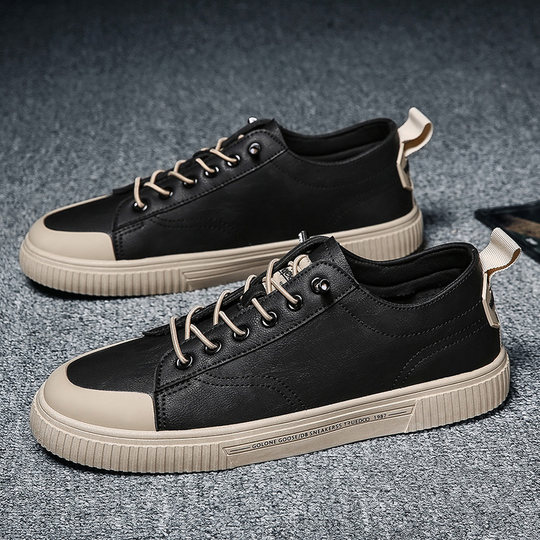 Korean version of trendy casual men's shoes 2025 spring and autumn new breathable and versatile one-foot soft-soled lazy canvas shoes