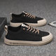Korean version of trendy casual men's shoes 2025 spring and autumn new breathable and versatile one-foot soft-soled lazy canvas shoes