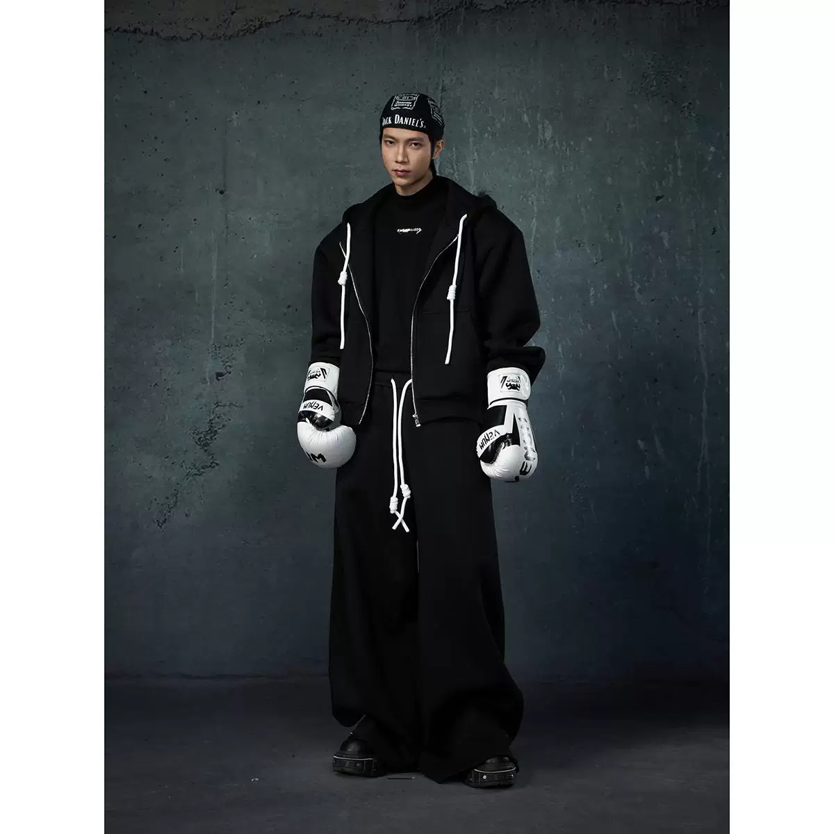 Худи для отдыха, кардиган на молнии, куртка, брюки, oversize, свободный силуэт