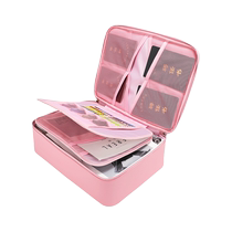 Document storage bag fireproof and waterproof home certificate high-end document box with lock storage box home real estate artifact