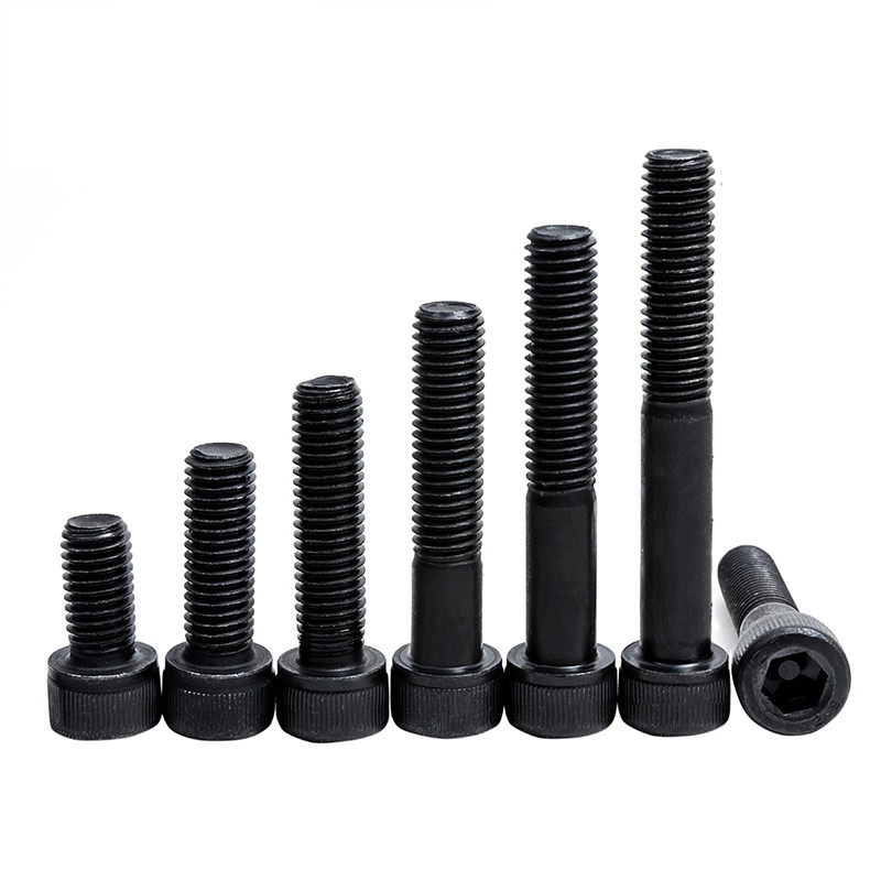 12 9 grade inner hexagonal screw black 912 cup head inner hexagonal bolt lengthened screw M18 * 30 40 5060250