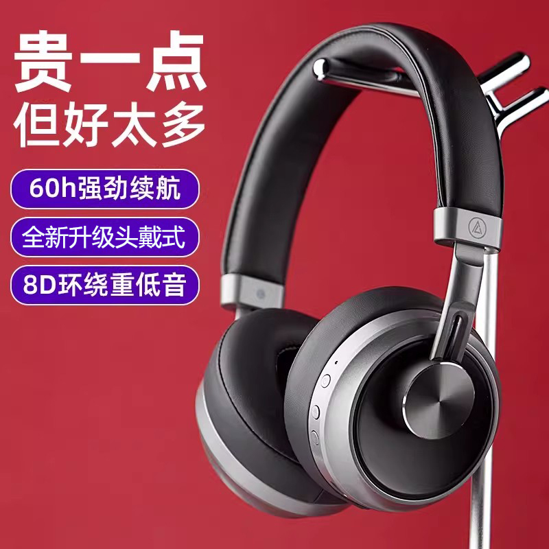 Germany's 2026 New Model Over-Ear Heavy Bass Wireless Bluetooth Headphones with Microphone, Comfortable to Wear, Compatible with Computers and Mobile Phones