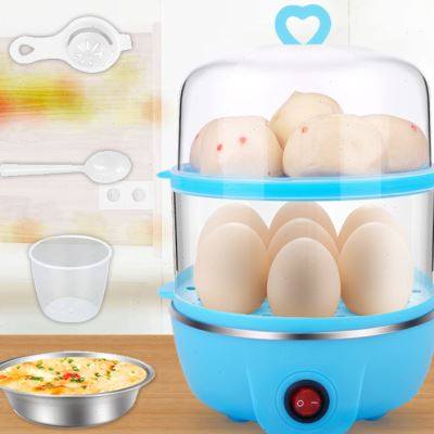 One-year replacement multi-function egg cooker, egg steamer breakfast machine, automatic power off for home use