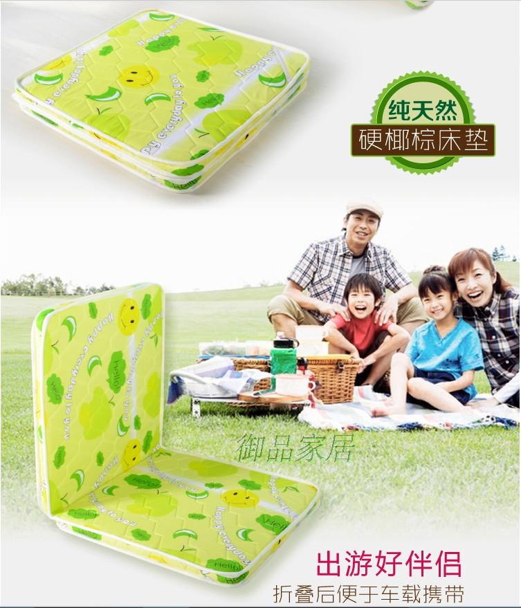 dừa tinh khiết cọ nệm mat với môi trường thân thiện xơ dừa mat gấp sàn 1.2 1.8 Single Double gấp tùy chỉnh Học sinh đất - Nệm giá đệm