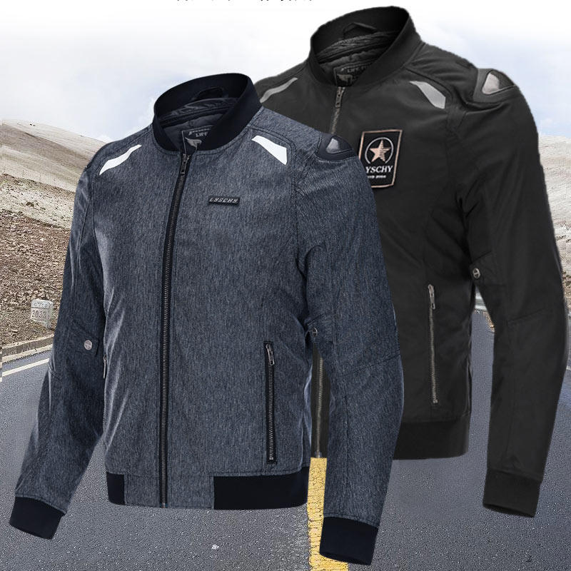 Thunderfin motorcycle riding suit men's summer breathable pilot jacket anti-fall motorcycle suit four seasons waterproof and warm