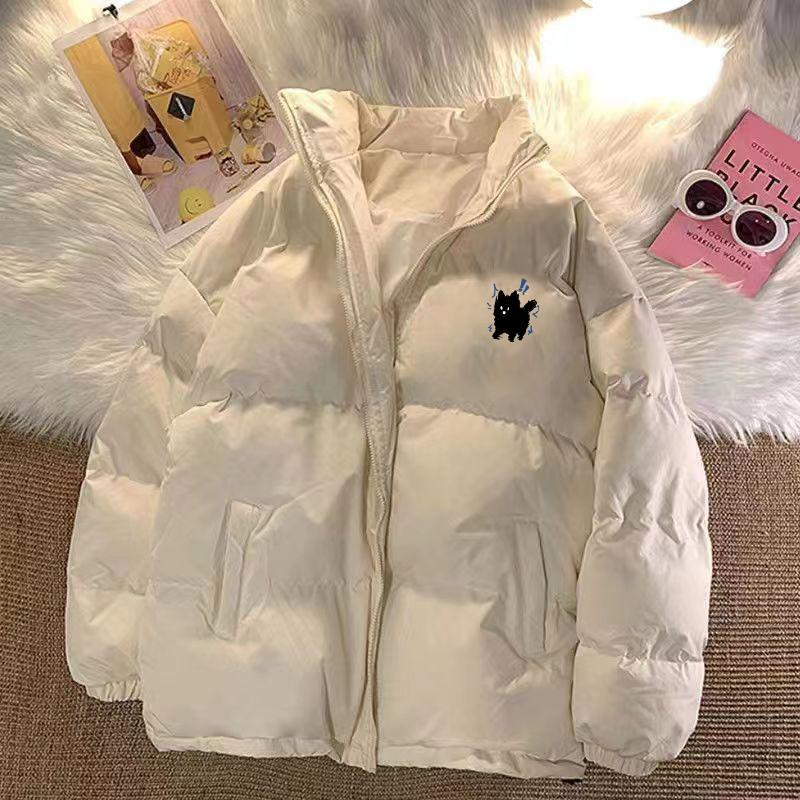Girls' Winter down Cotton Jacket 2025 New Style Thick Coat Fashionable and Warm for Junior High School Students Trendy Street Style Girls' Winter down Cotton Jacket 2025 New Style Thick Coat Fashionable and Warm for Junior High School Students Trendy Street Style