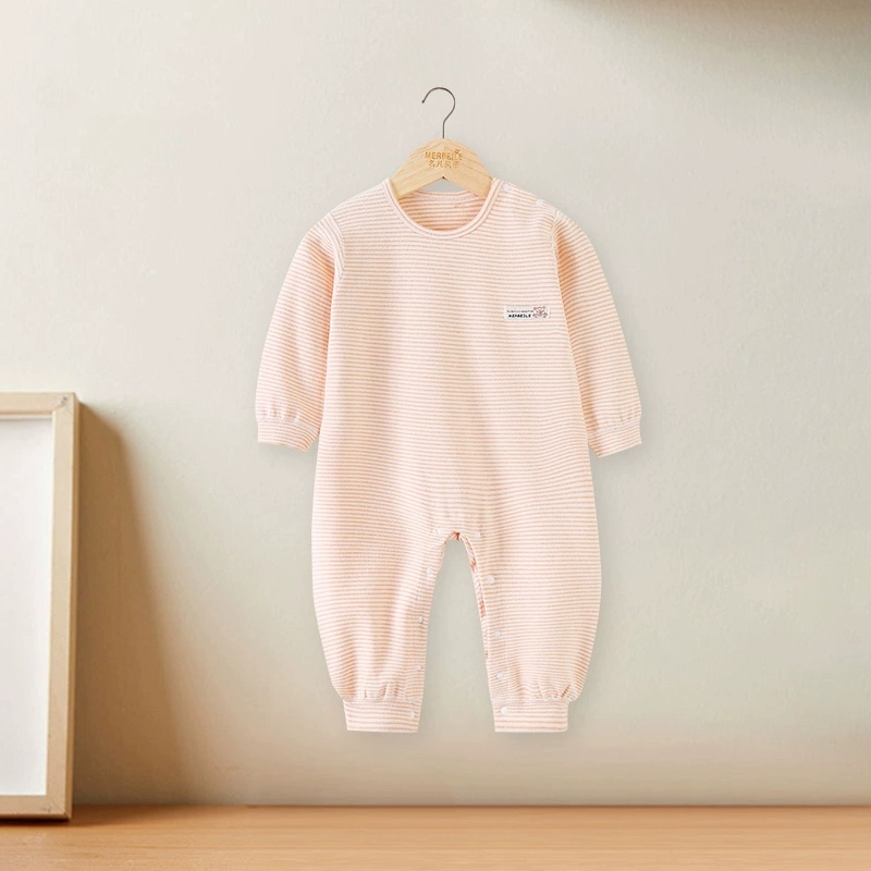 婴儿连体衣秋冬加厚打底内衣春秋纯棉哈衣保暖爬服冬宝宝睡衣长袖
