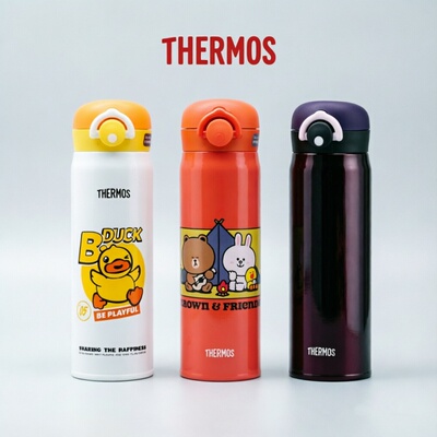 【自营】THERMOS/膳魔师保温杯男士女学生日本便携不锈钢水杯JNR